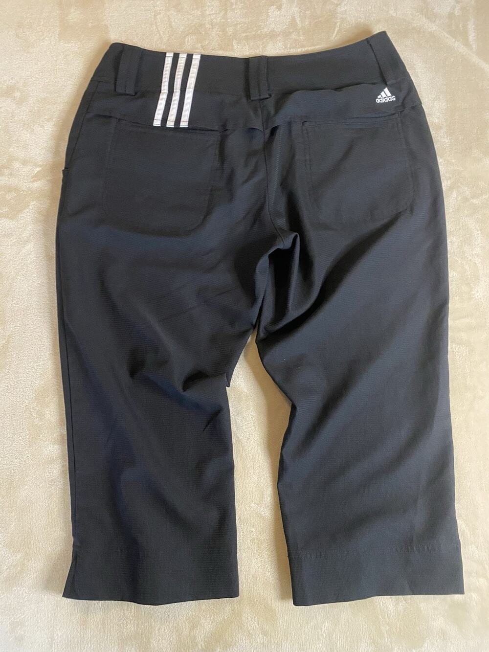ADIDAS Womens size 8 black climacool capris